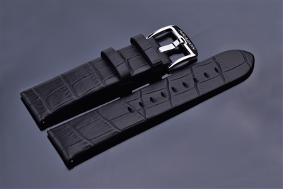 Leather Strap 22mm (Black)