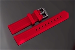 Silicone Strap 20mm - RED