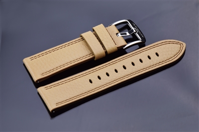 Leather Strap 24mm (Beige)