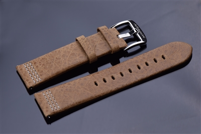 Leather Strap 24mm (Light Brown)