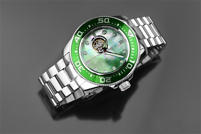 Japanese SII NH38A Open Heart Automatic Watch
