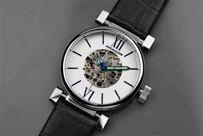 Japanese Miyota 8N24 Skeleton Automatic Watch