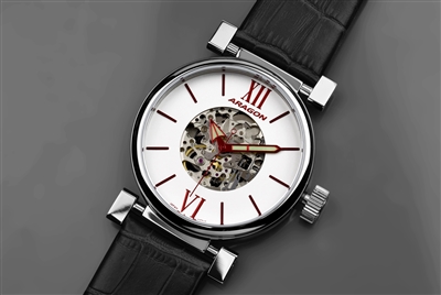 Japanese Miyota 8N24 Skeleton Automatic Watch