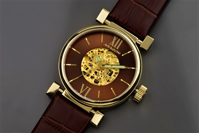 Japanese Miyota 8N24 Skeleton Automatic Watch