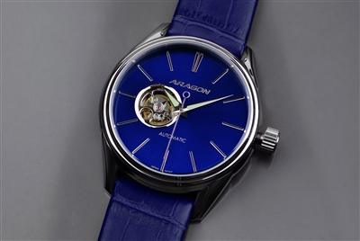 Japanese SII NH38 Open Heart Automatic Watch