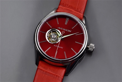 Japanese SII NH38 Open Heart Automatic Watch