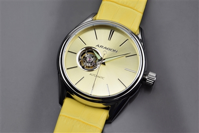 Japanese SII NH38 Open Heart Automatic Watch