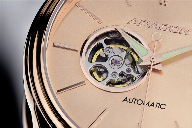 Japanese SII NH38 Open Heart Automatic Watch