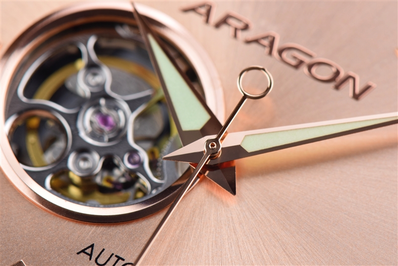Japanese SII NH38 Open Heart Automatic Watch