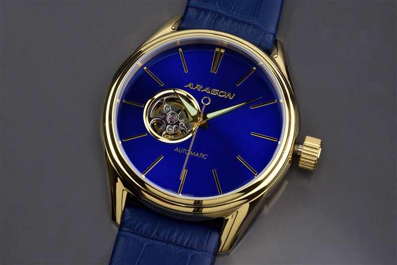 Japanese SII NH38 Open Heart Automatic Watch