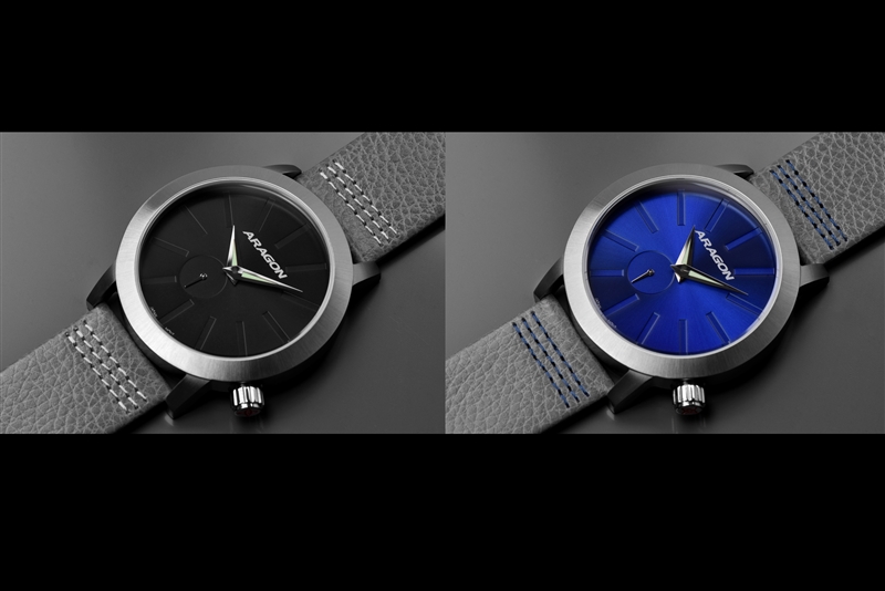 ARAGON Fusion 44mm BLACK & BLUE Dial