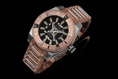 Japanese Miyota 8N24 Skeleton Automatic Watch