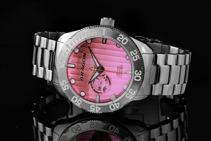 ARAGON M50 NH38 Open heart automatic display picture 2