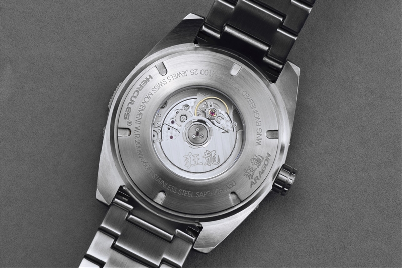 ARAGON Hercules Swiss Soprod M100 with 25 jewels 28,800 vph automatic