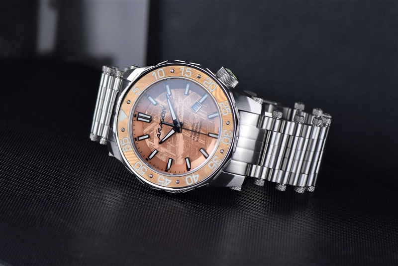 MARTE シルクGT ARAGON Sea Charger Meteorite Swiss Automatic with Titanium