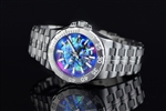 ARAGON Enforcer-P 44mm Automatic Watch with Abalone  Dial and Stainless Steel Bracelet